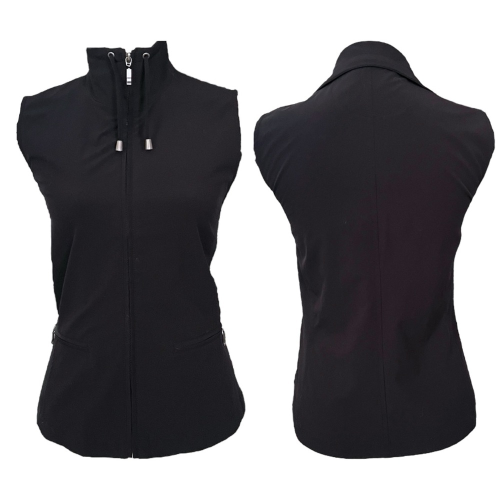 Chico’s Black Lightweight UPF Travel Vest sz S - Picture 14 of 15